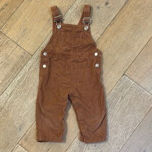 Hanna Andersson Brown Corduroy Overalls